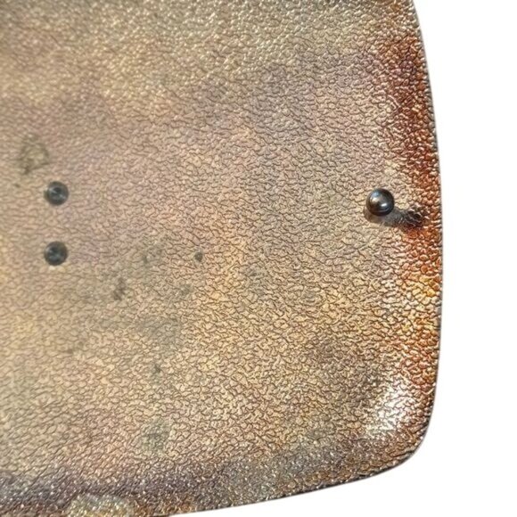 Belt Buckle Flag Dominican Republic Clear Stones Silver Gold Enamel Stars Foral - Picture 11 of 11